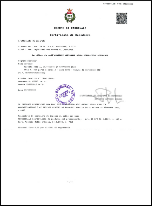 Certificati Servizinformativi certificati-servizinformativi